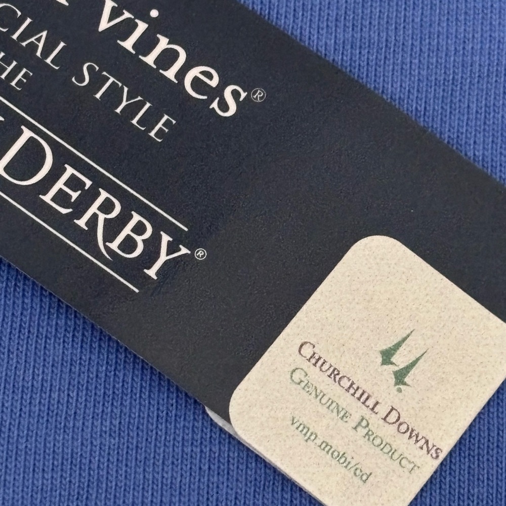 Vineyard Vines 146th Kentucky Derby Long Sleeve blue shirt. Women’s size sm.NWT - Picture 5 of 13